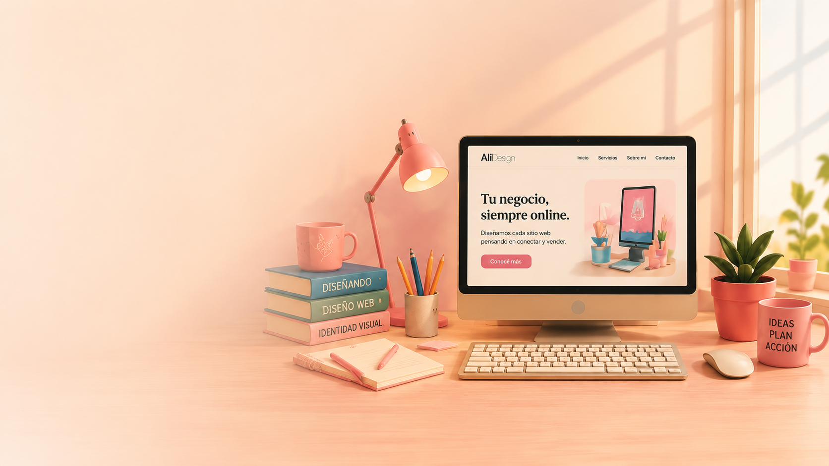 Página web profesional para un emprendimiento